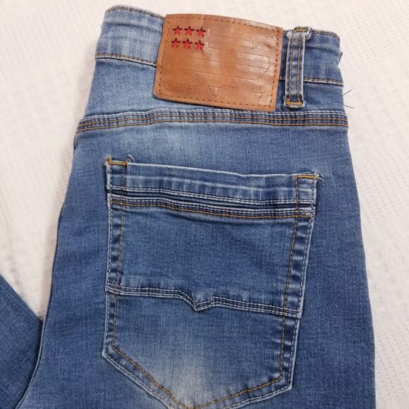 United Denim of America Slim Blue Jeans - Picture 12 of 13